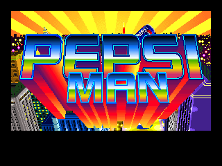 PEPSI Man Title Screen